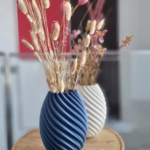 Lot de 2 Vases Twist et Curvy Grand